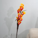 Artificial Tulip Flowers Bunch (Orange)