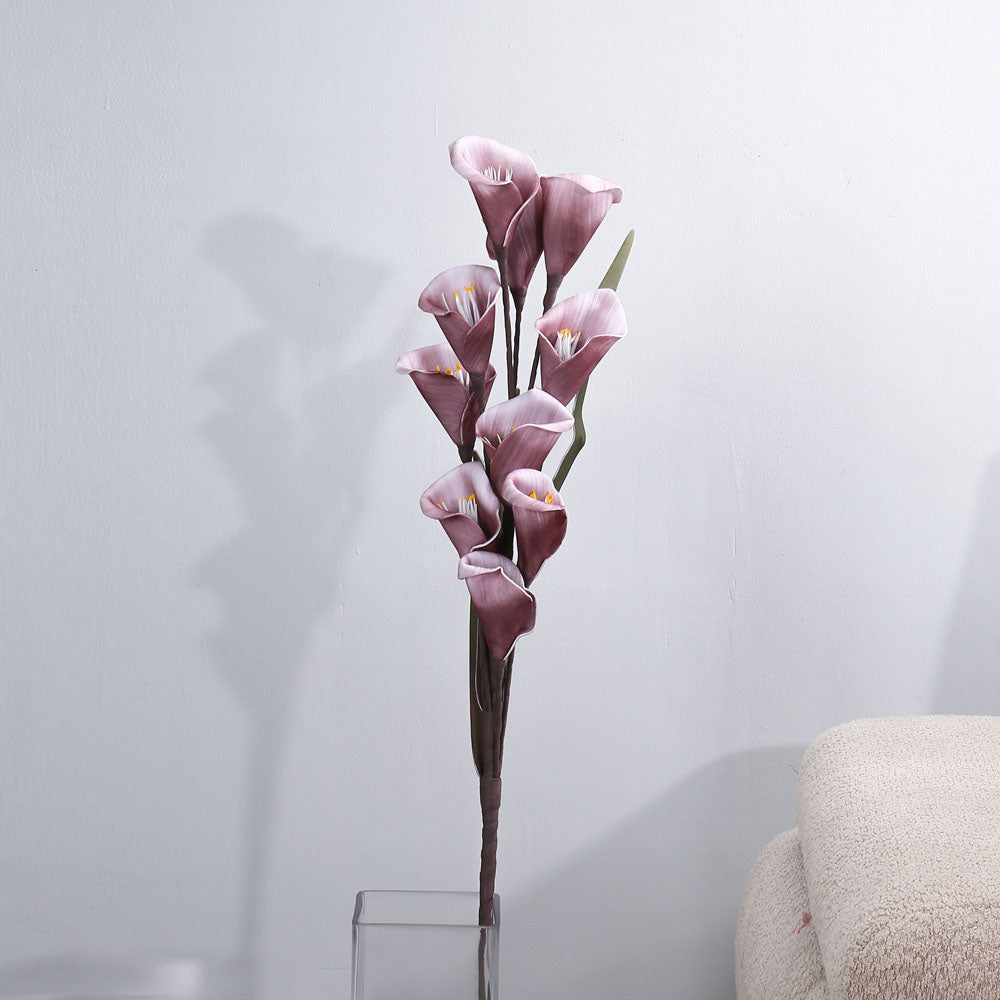 Nilkamal Artificial Tulip Flowers Bunch (Purple)