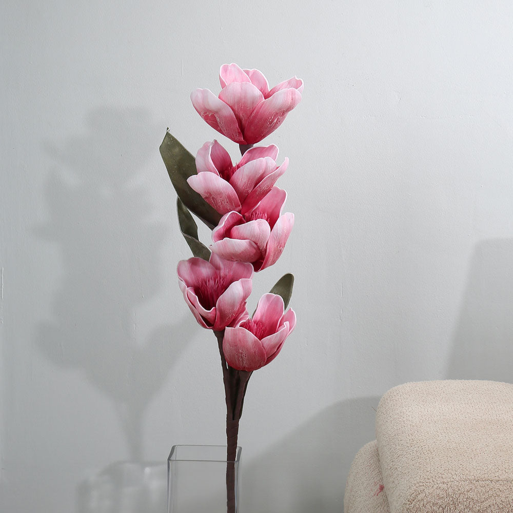 Nilkamal Artificial Tulip Flowers Bunch (Pink)