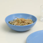 Stoneware Serving Bowl- Blue Matt