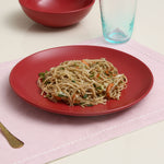 Stoneware Dinner Plate- Red Matt