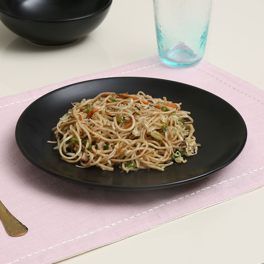 Stoneware Dinner Plate- Black Matt