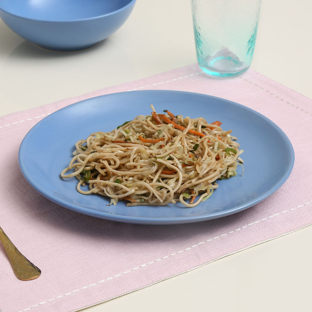 Stoneware Dinner Plate- Blue Matt