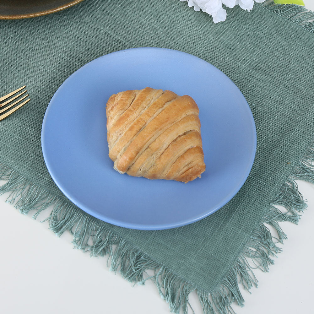 Stoneware Quarter Plate- Blue Matt