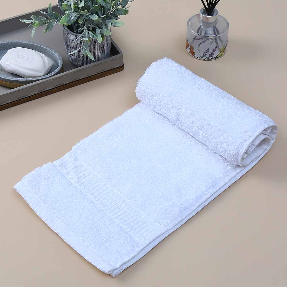 Cotton Hand Towel- White