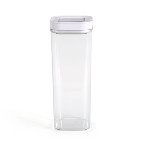 Square Shape 2300 ml Fliplock Container (Transparent)