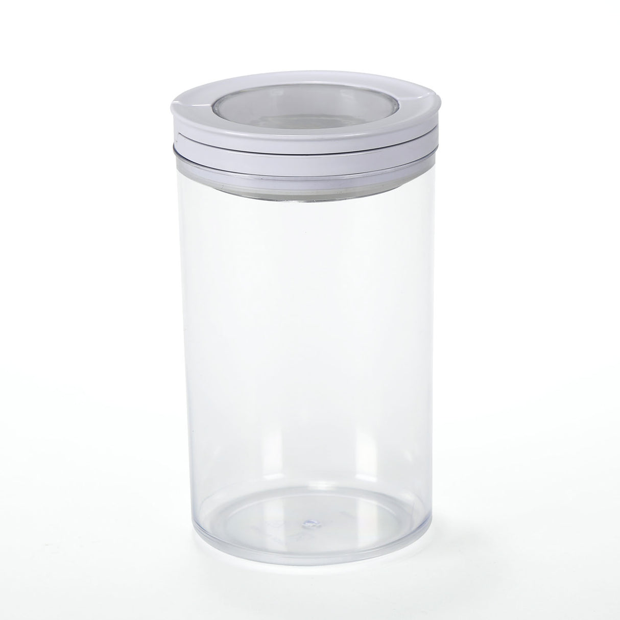 Round Shape 1000 ml Fliplock Container (Transparent)
