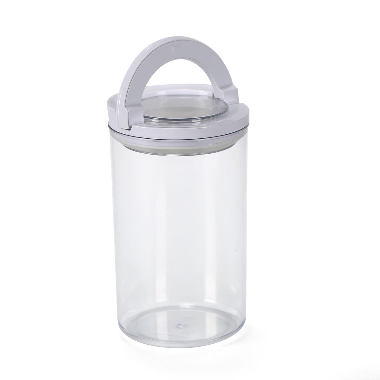 Round Shape 1000 ml Fliplock Container (Transparent)