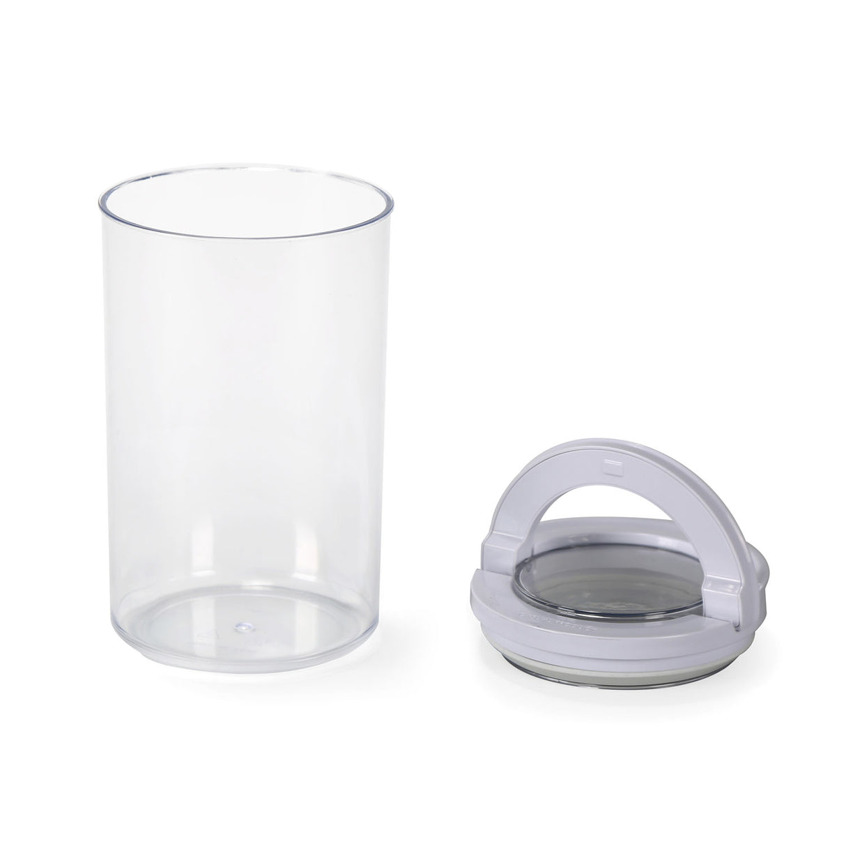 Round Shape 1000 ml Fliplock Container (Transparent)