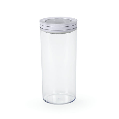 Round Shape 1350 ml Fliplock Container (Transparent)