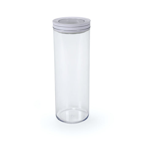 Round Shape 1800 ml Fliplock Container (Transparent)