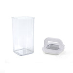 Square Shape 1700 ml Fliplock Container (Transparent)