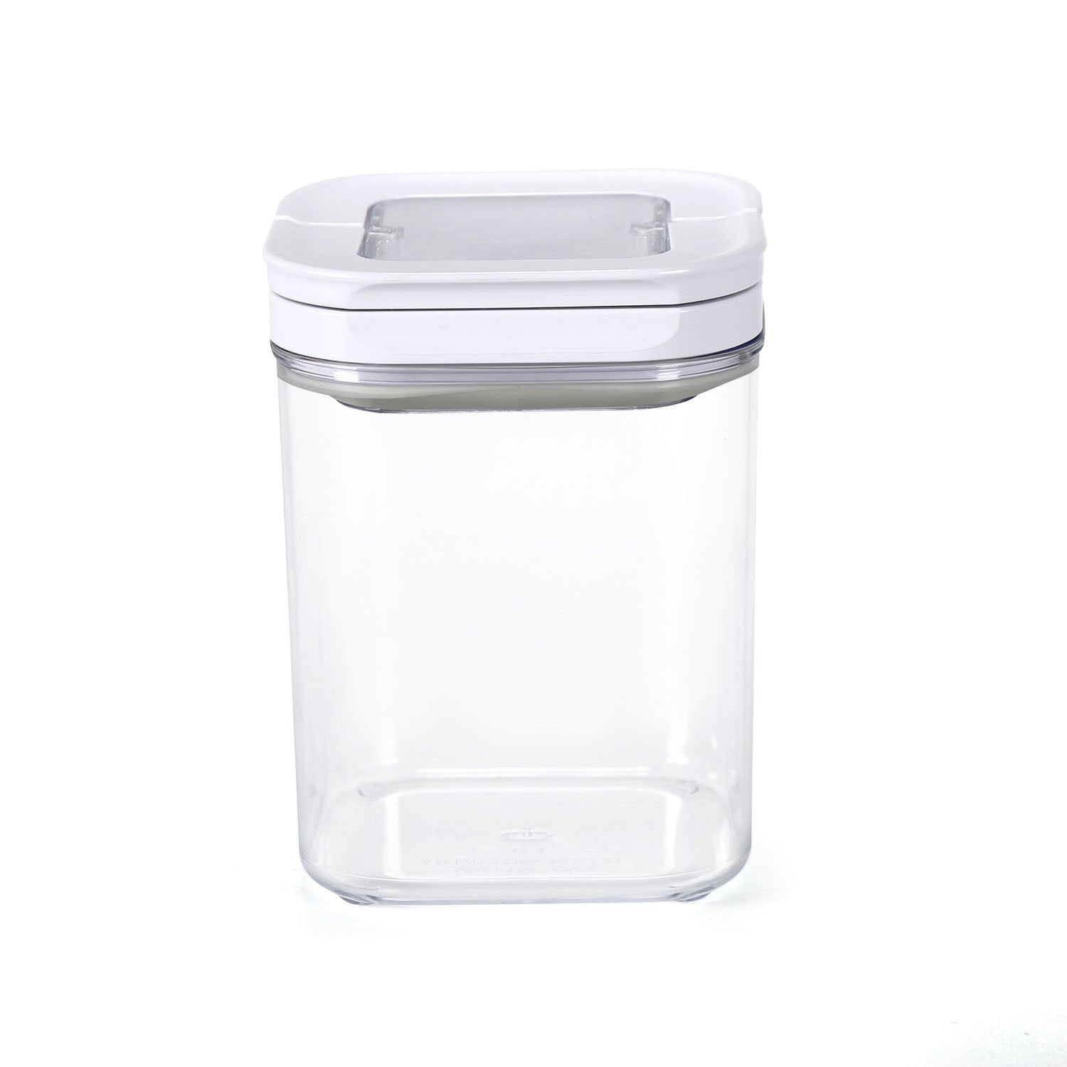 Square Shape 1100 ml Fliplock Container (Transparent)