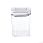 Square Shape 1100 ml Fliplock Container (Transparent)