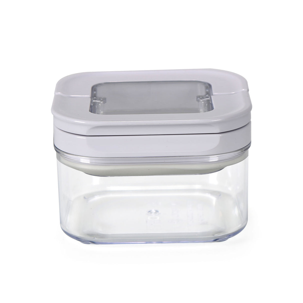 Square Shape 450 ml Fliplock Container (Transparent)