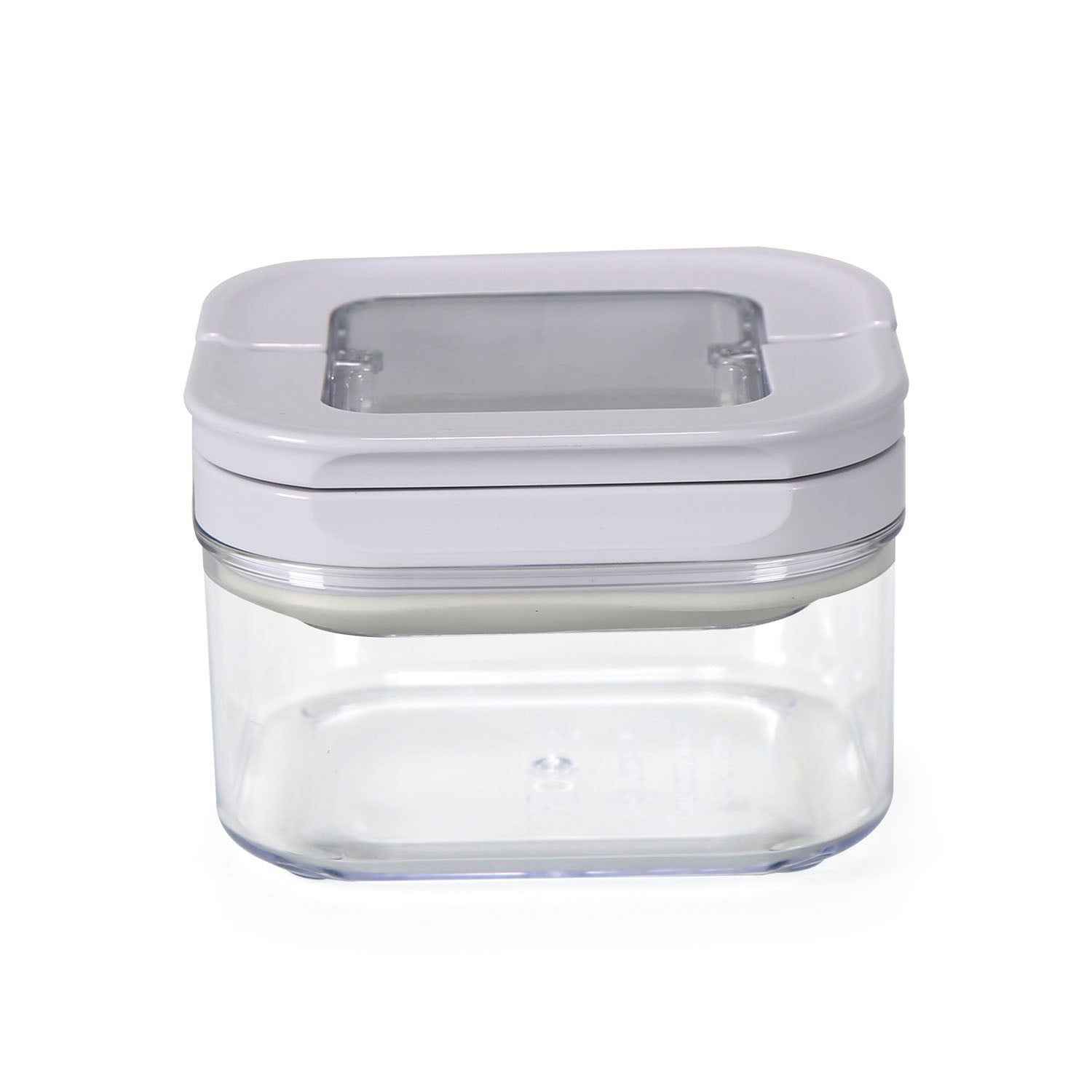 Square Shape 450 ml Fliplock Container (Transparent)