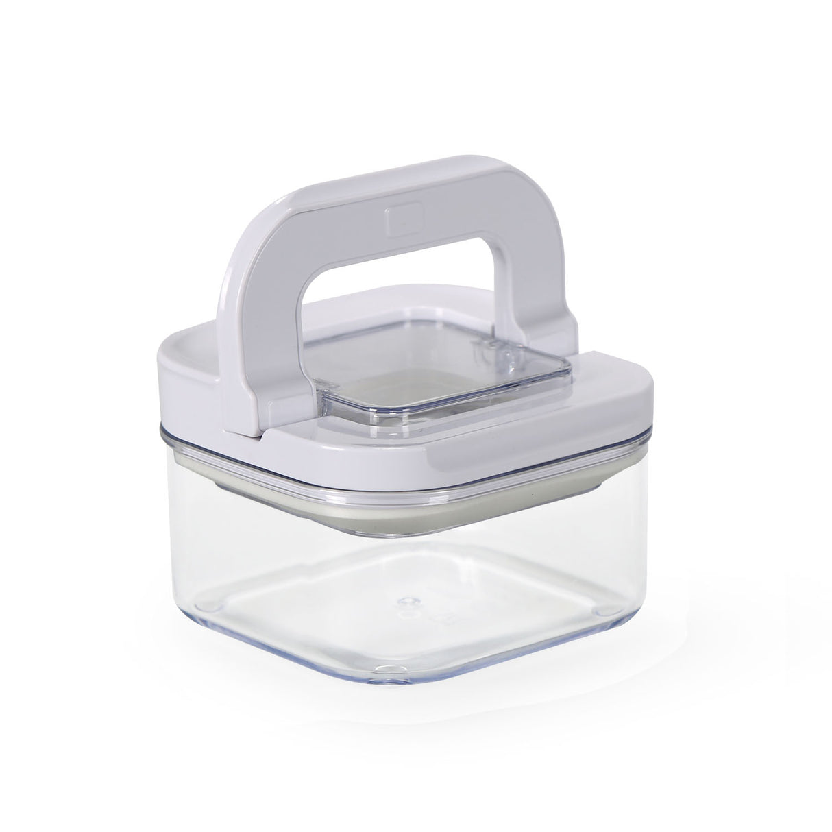 Square Shape 450 ml Fliplock Container (Transparent)