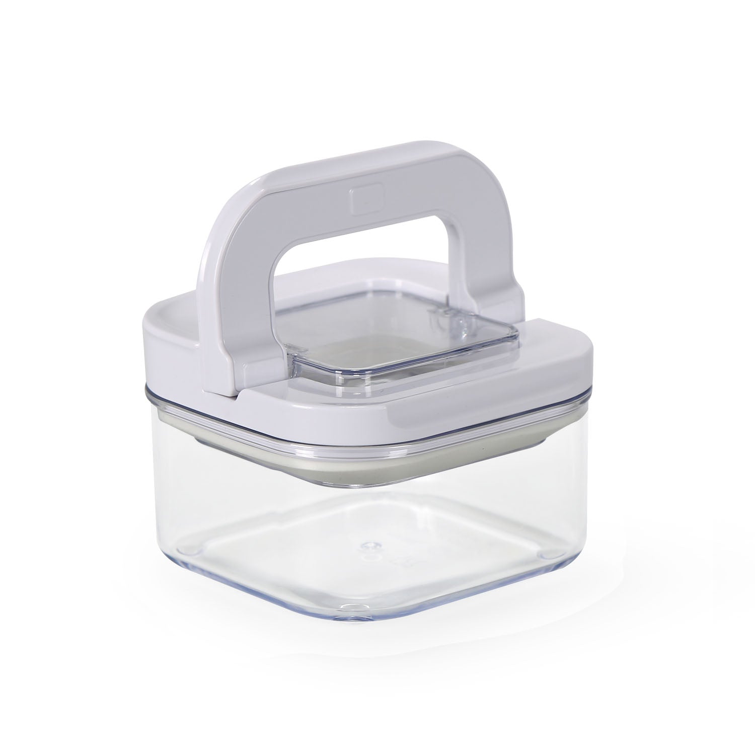 Square Shape 450 ml Fliplock Container (Transparent)
