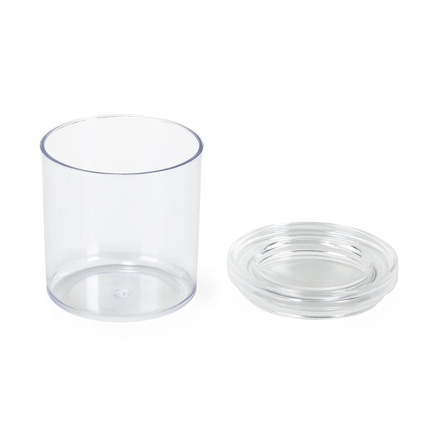 Round Shape 660 ml Container (Transparent)