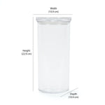 Round Shape 1350 ml Container (Transparent)