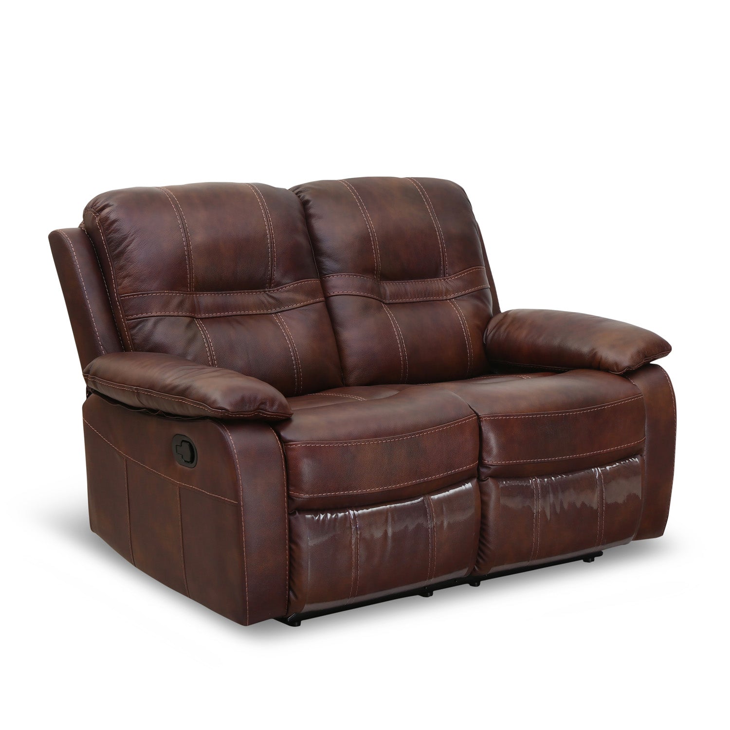 Wilson 2 Seater Manual Recliner (Brown)