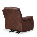 Wilson 1 Seater Sofa with Rocker Recliner (Brown)
