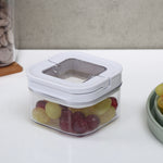 Square Shape 450 ml Fliplock Container (Transparent)