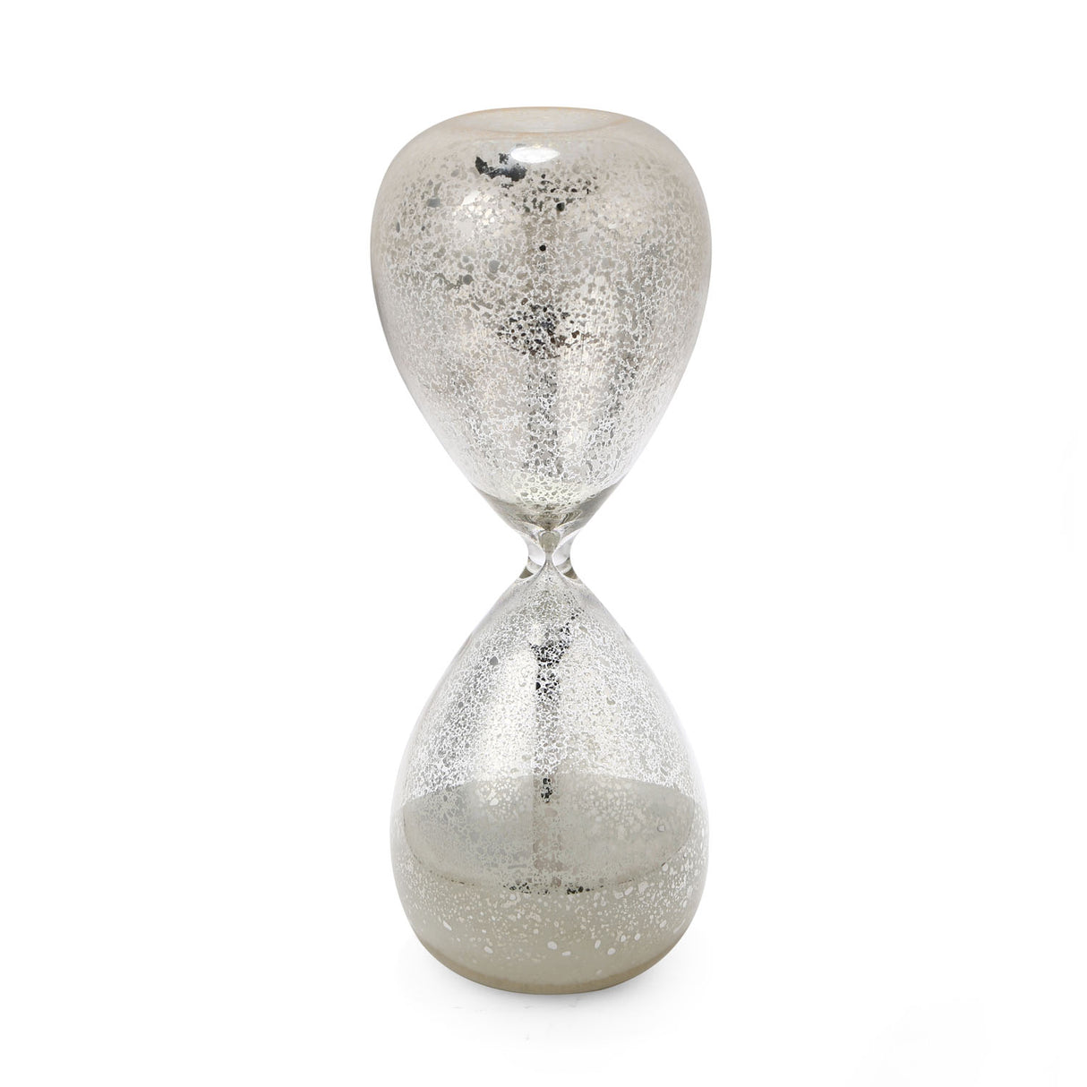 Decorative Sand Hour Glass Showpiece- White