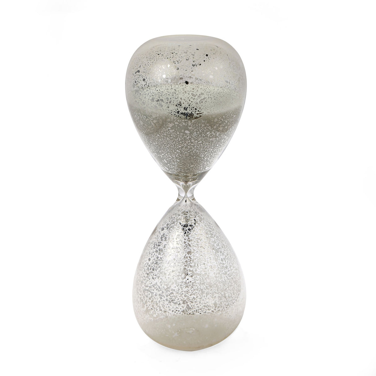 Decorative Sand Hour Glass Showpiece- White