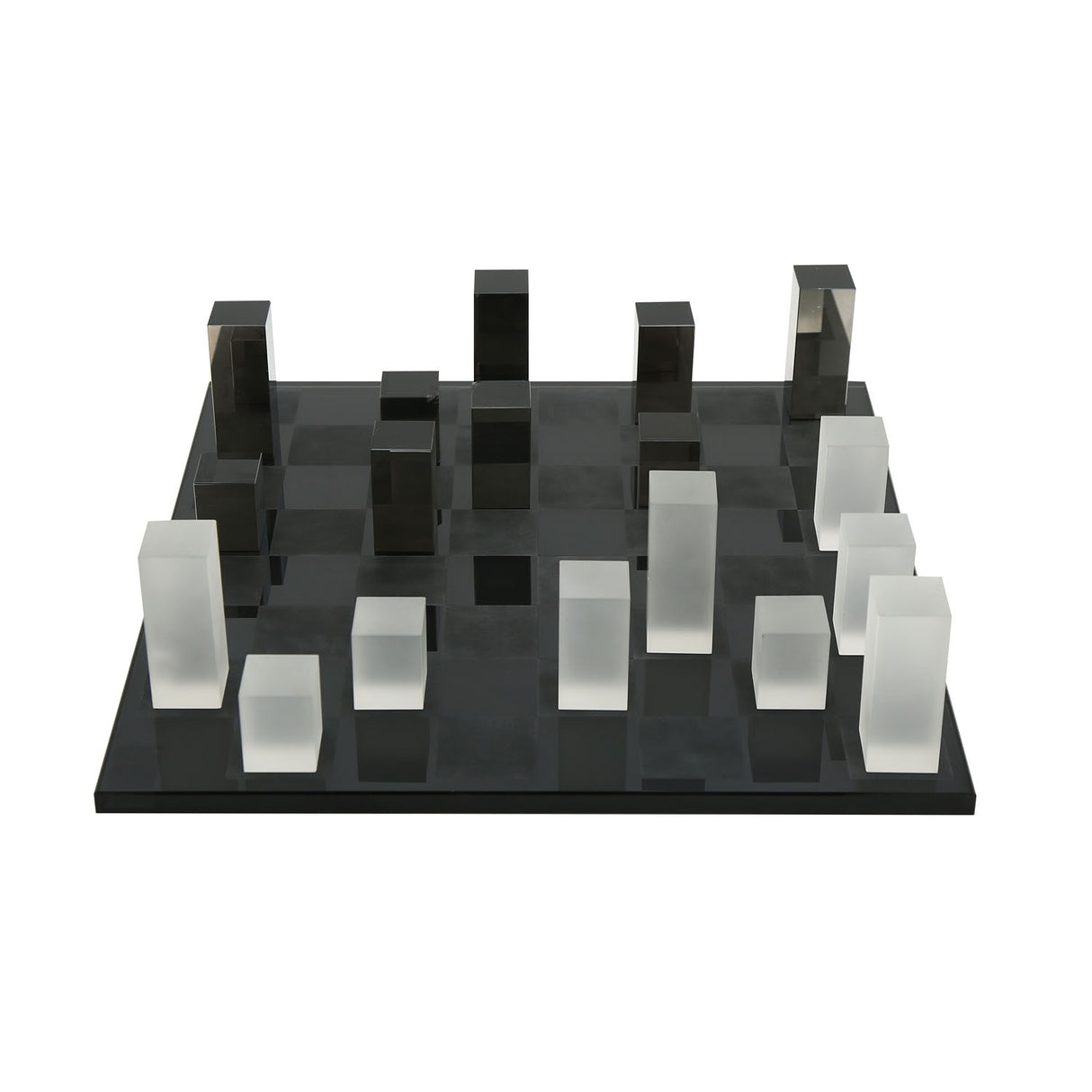 Decorative Crystal Chessboard Showpiece- Black