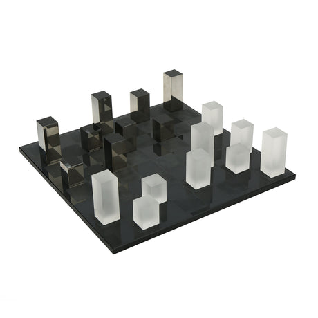Decorative Crystal Chessboard Showpiece- Black