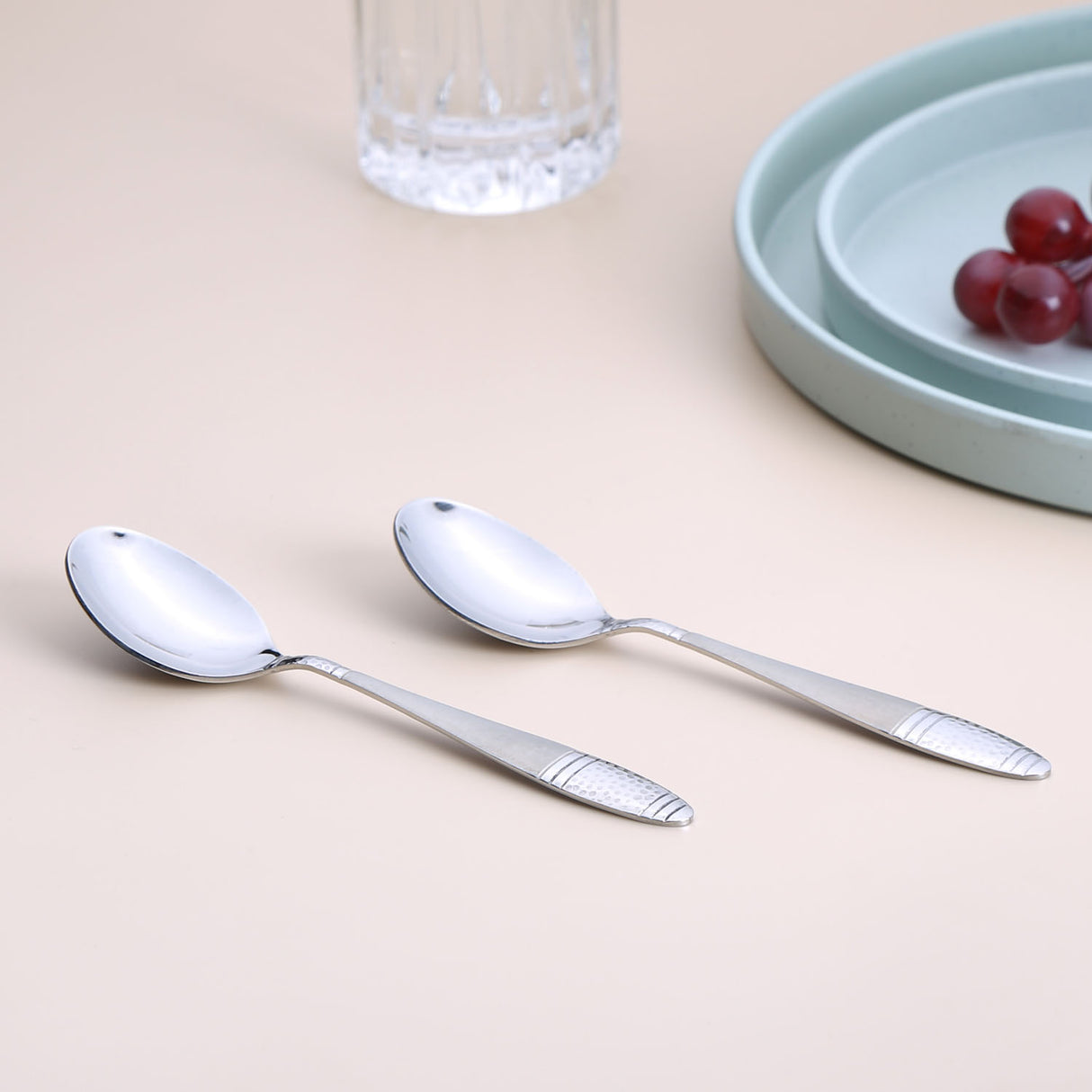 Nilkamal Arias by Lara Dutta Lunar Stainless Steel Baby Spoon Set of 6