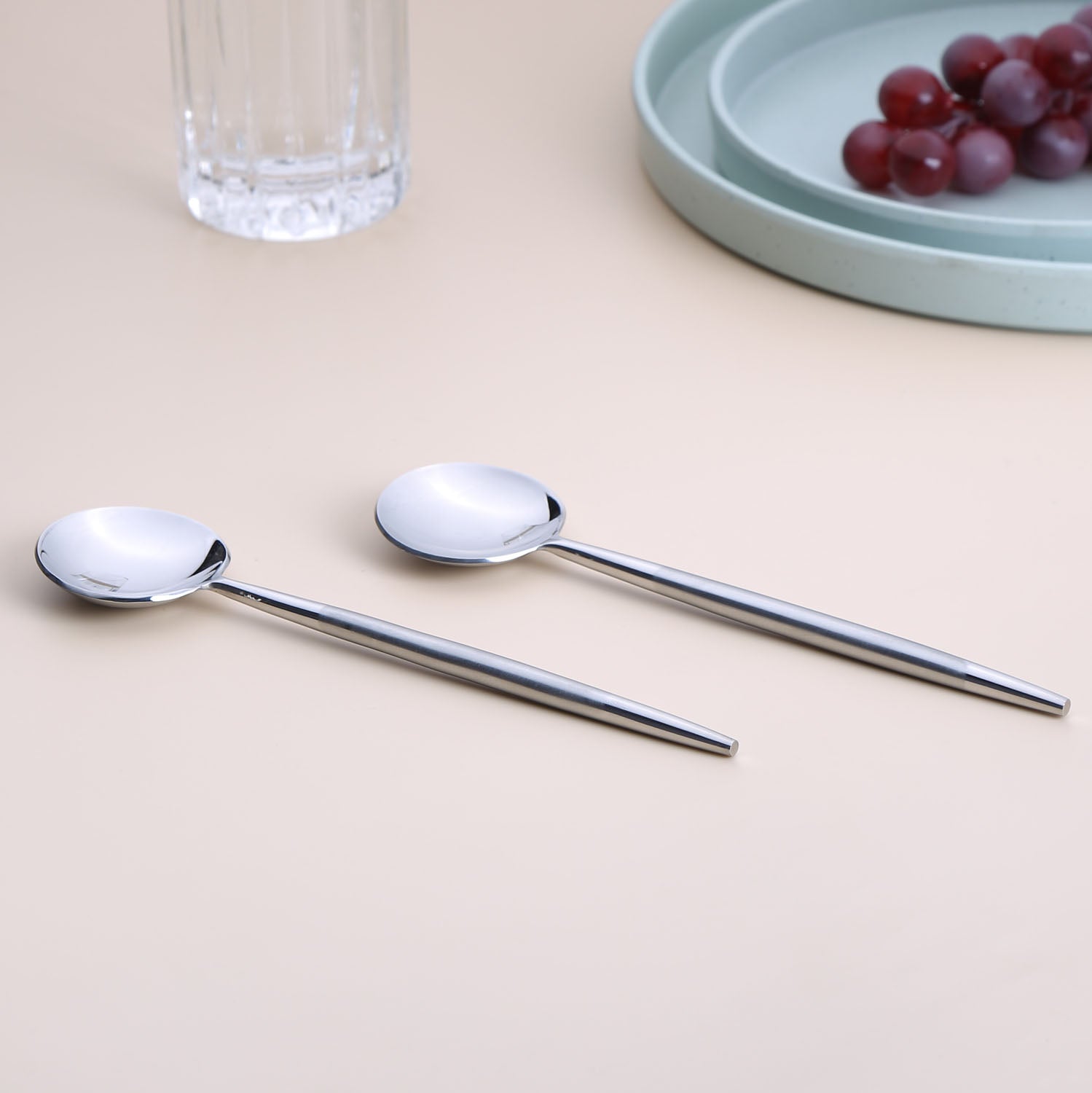 Arias by Lara Dutta Canary Stainless Steel Dinner Spoon Set of 6