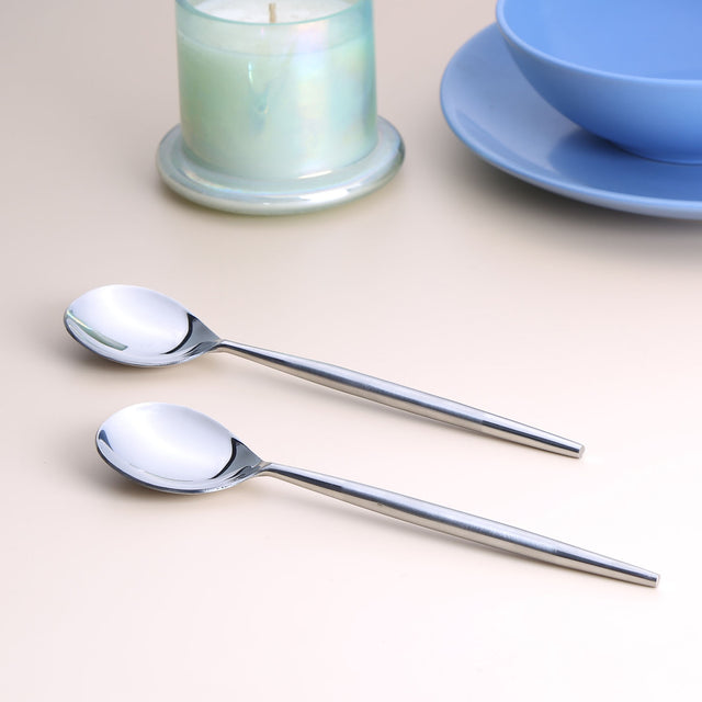 Nilkamal Arias by Lara Dutta Canary Stainless Steel Serving Spoon Set of 2
