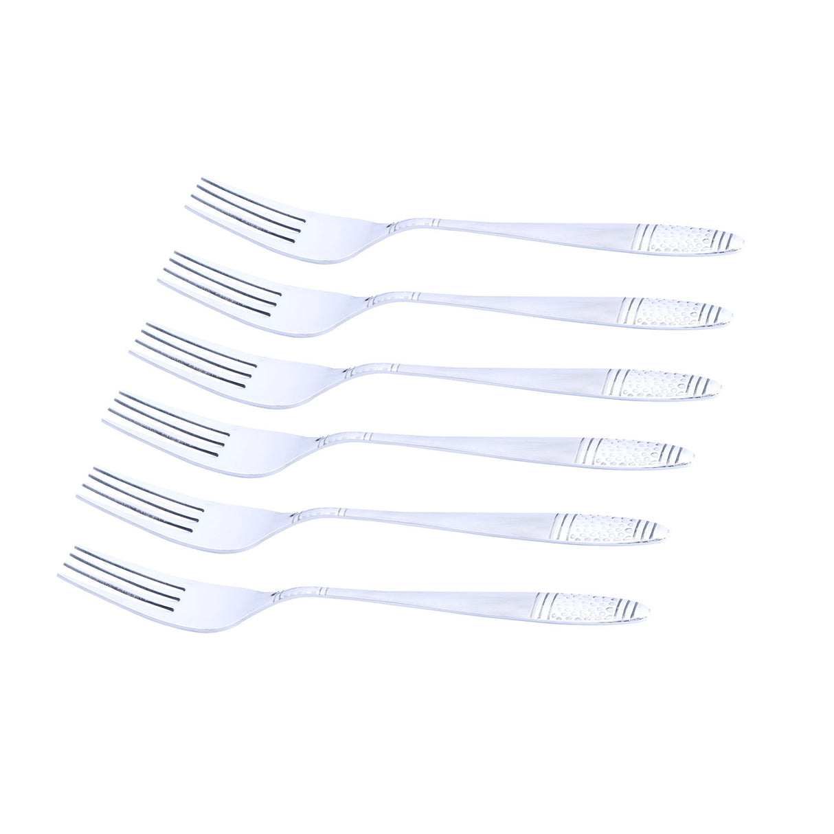 Arias by Lara Dutta Lunar Stainless Steel Dinner Fork Set of 6