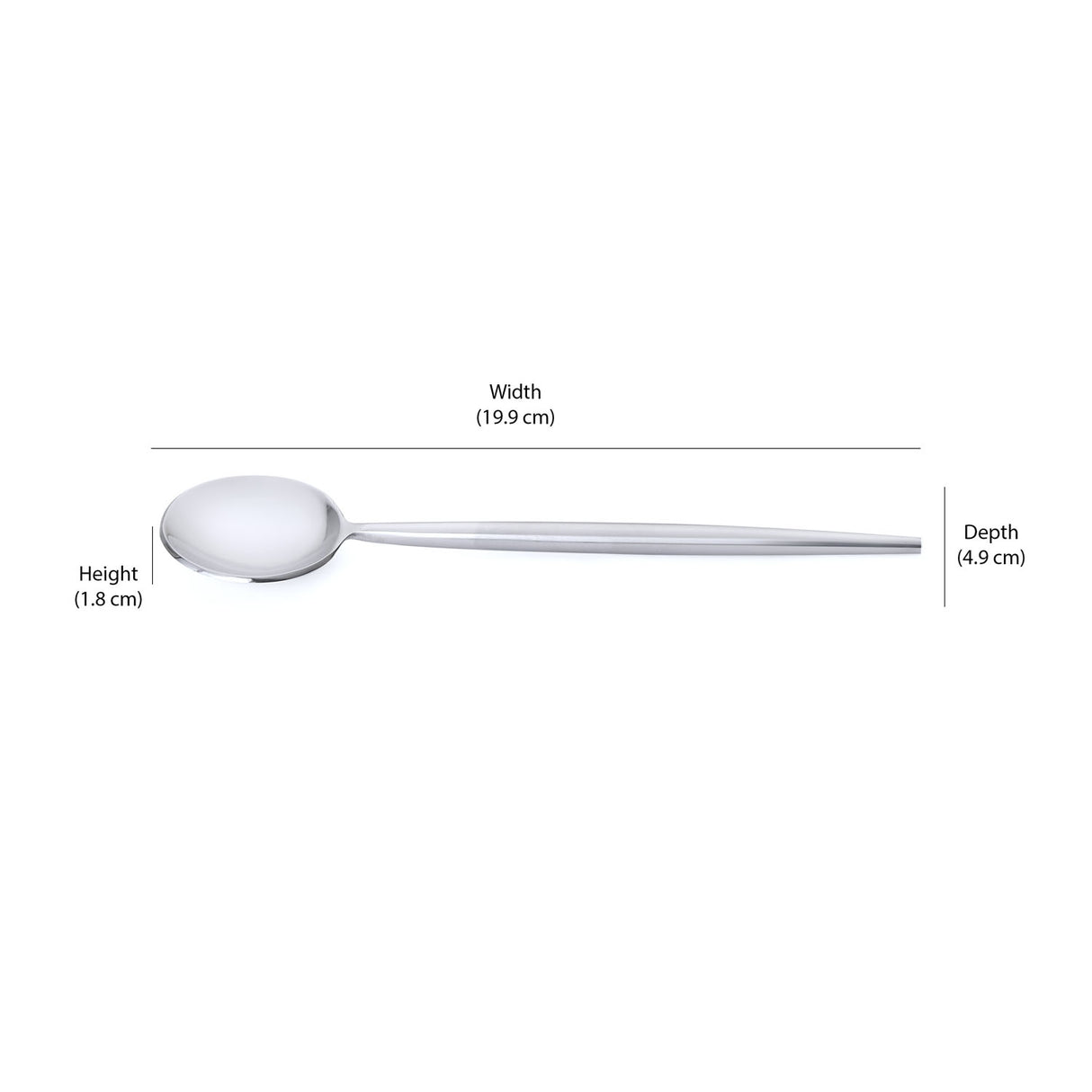 Arias by Lara Dutta Canary Stainless Steel Dinner Spoon Set of 6