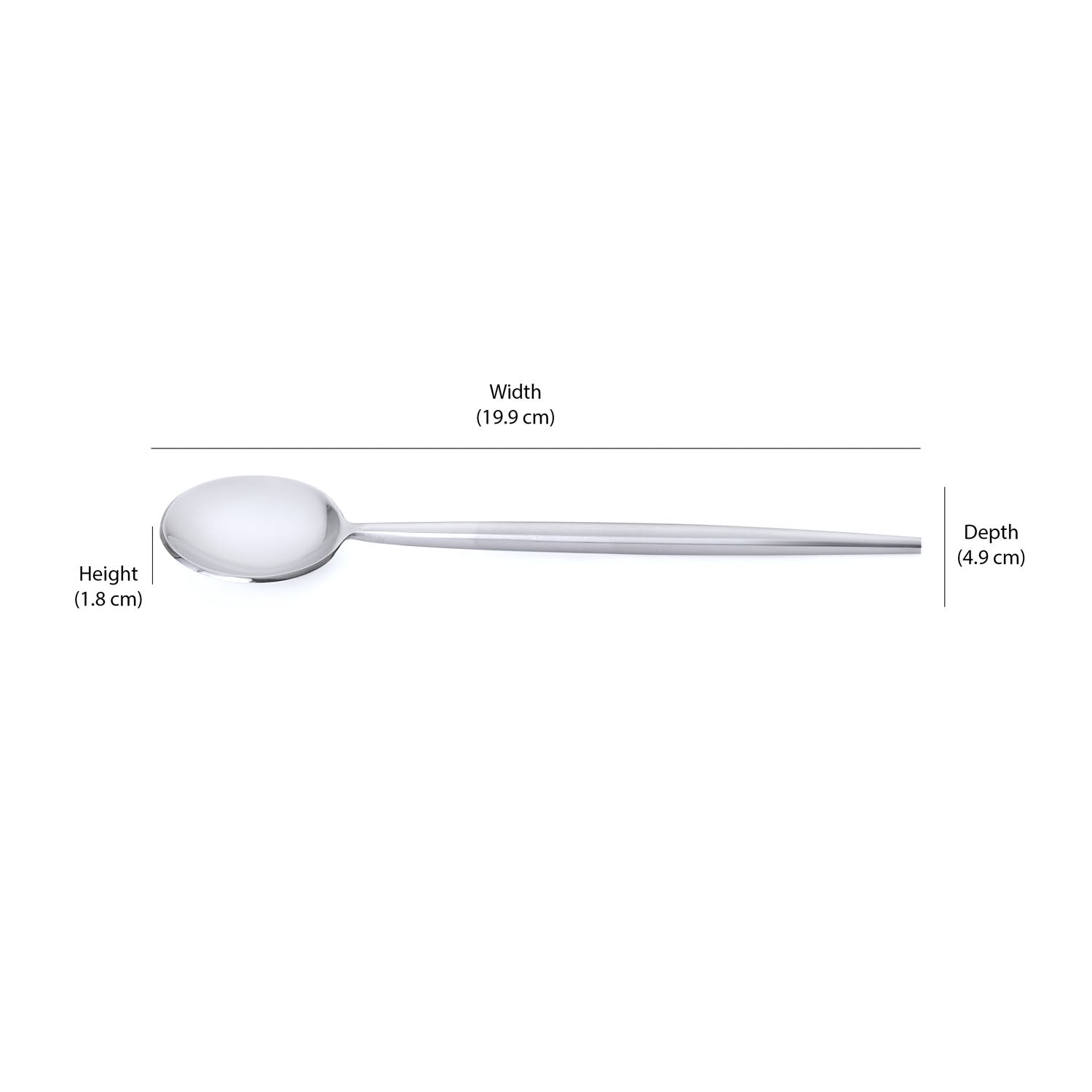 Arias by Lara Dutta Canary Stainless Steel Dinner Spoon Set of 6