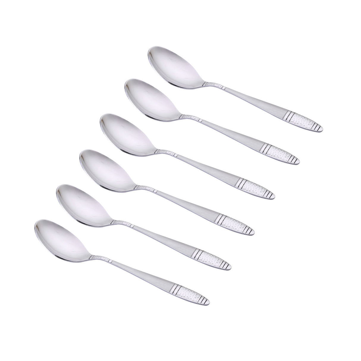 Arias by Lara Dutta Lunar Stainless Steel Baby Spoon Set of 6