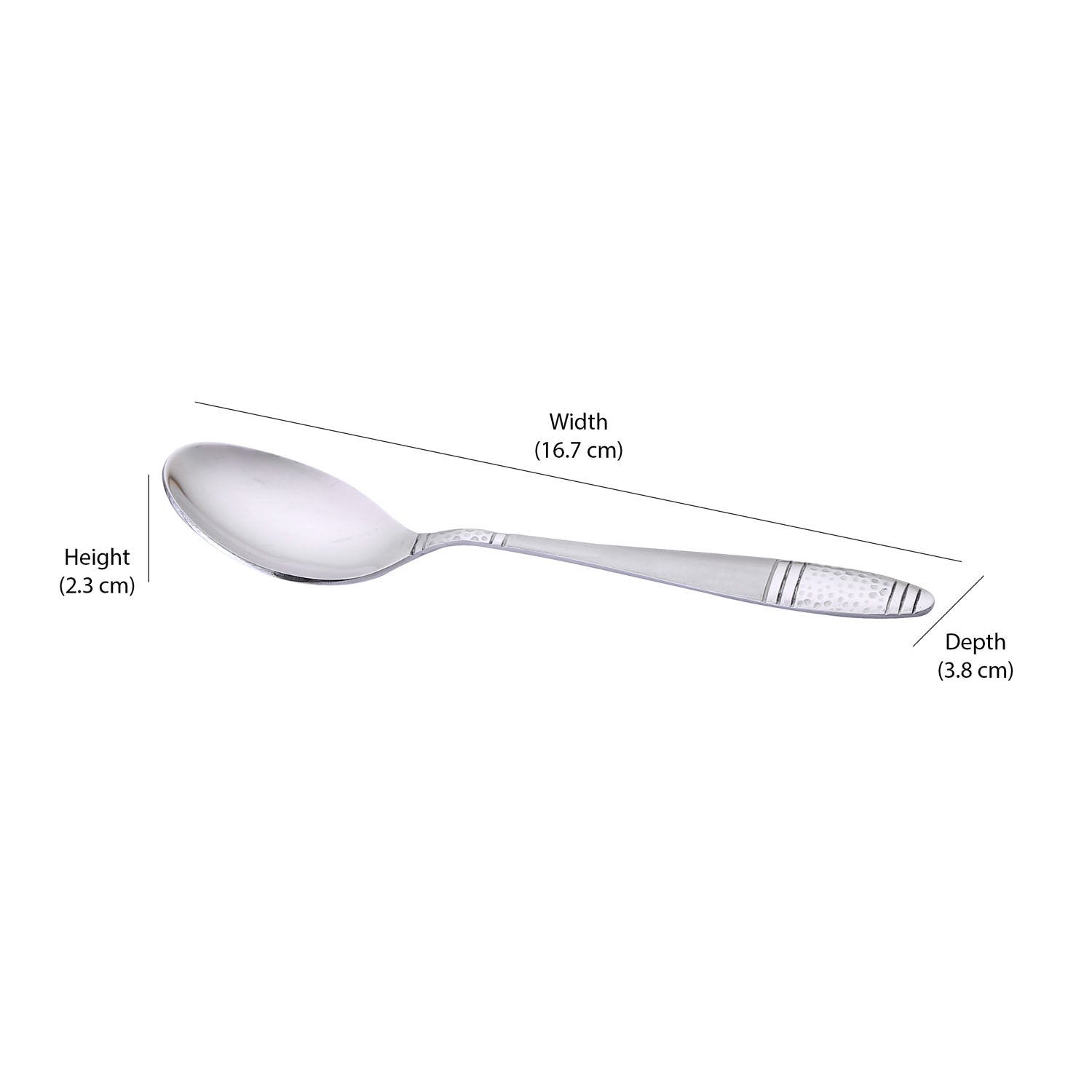 Arias by Lara Dutta Lunar Stainless Steel Baby Spoon Set of 6