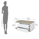 Cassini Center Table (White)
