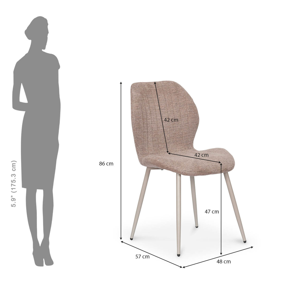 Glenview 6 Seater Travertine Dining Set- Beige