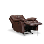 Wilson 1 Seater Sofa with Rocker Recliner (Brown)