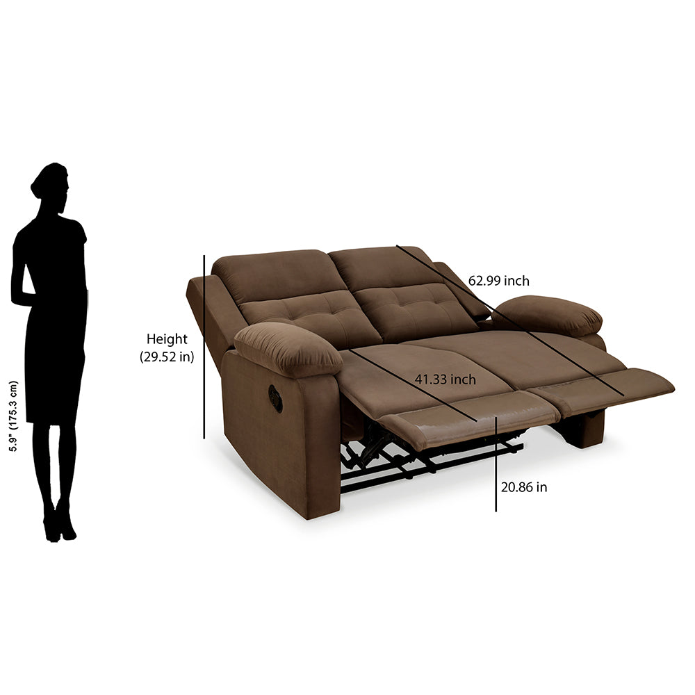 Nilkamal Homes - Derik Recliner Sofa in inch
