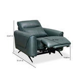 Beatrix 1 Seater Dual Motor Electric Recliner (Green)