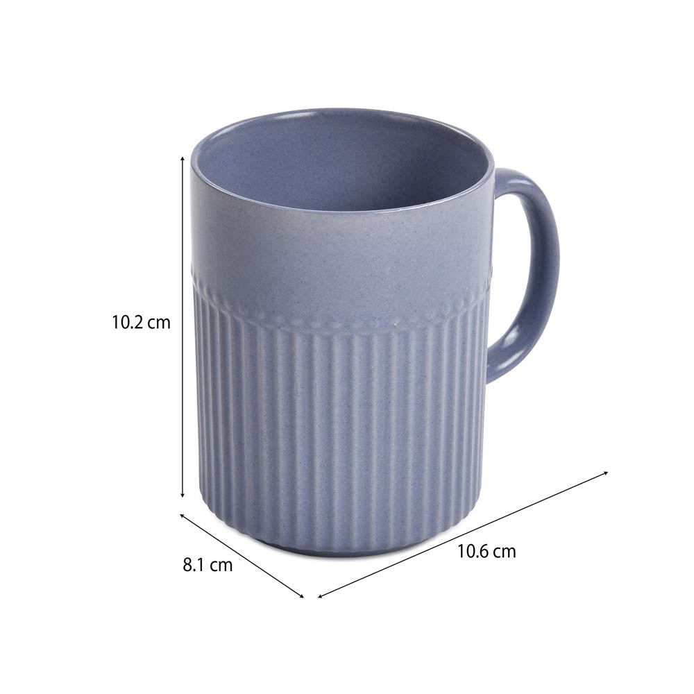 Porcelain Milk Mug- Blue Matt