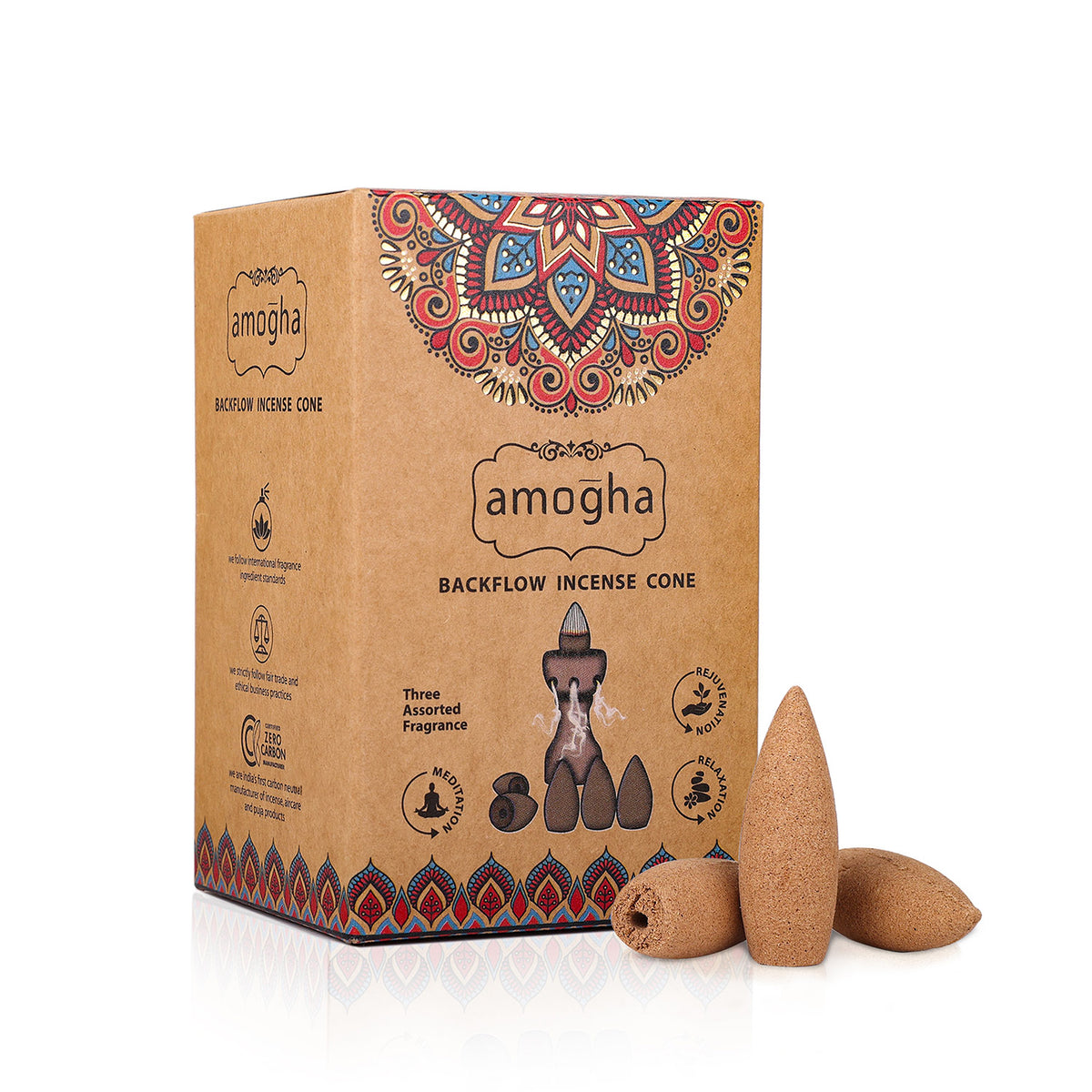 IRIS Amogha Backflow Incense Cones Pack of 30