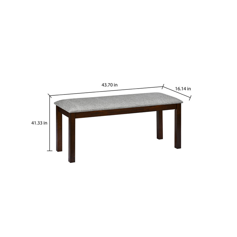 Bella 6 Seater Dining Bench (Antique Cherry)