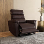Brandon 1 Seater Manual Rocker Recliner (Dark Brown)