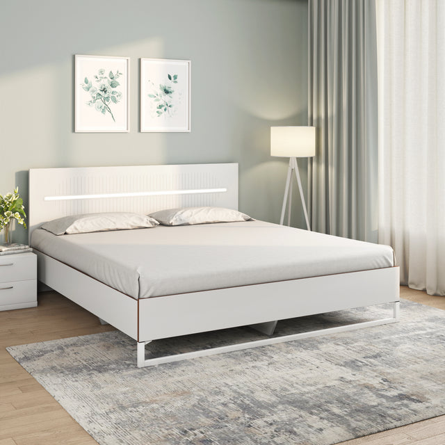 Nilkamal Capsule Meta Bed (White)