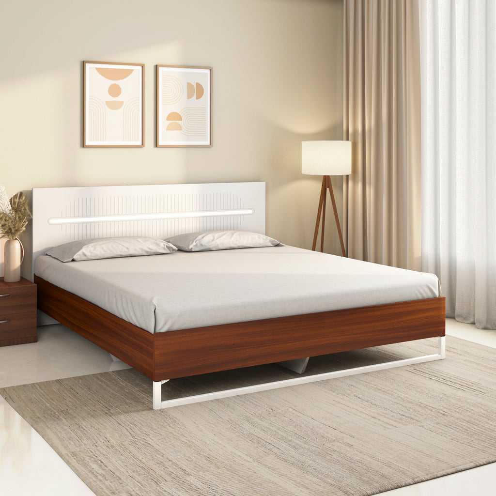 Capsule Meta Bed (Walnut)